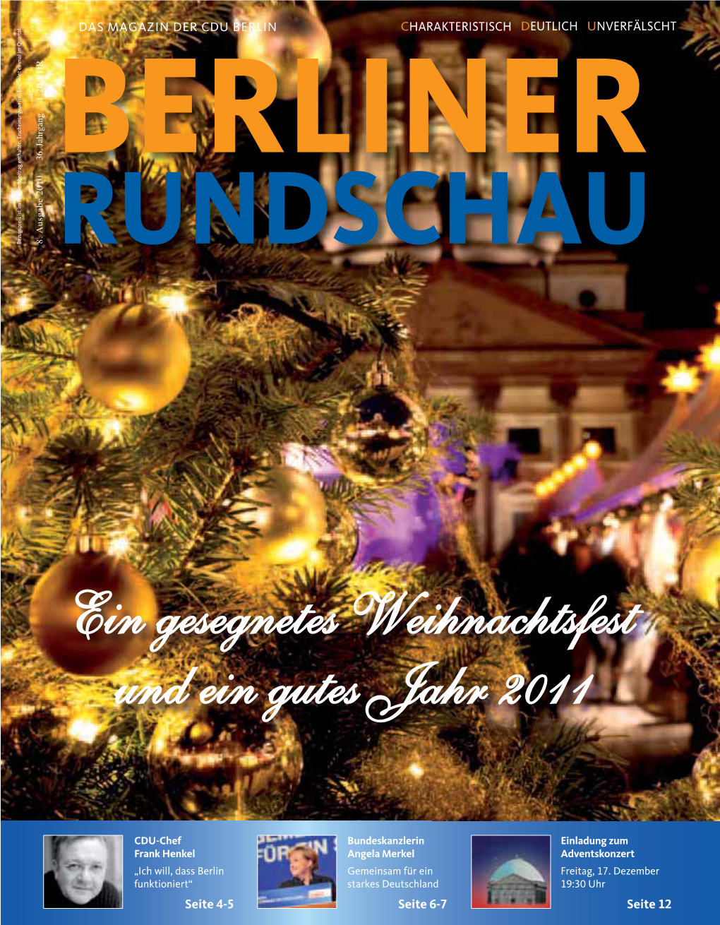 Ein Gesegnetes Weihnachtsfest Und Ein Gutes Jahr 2011