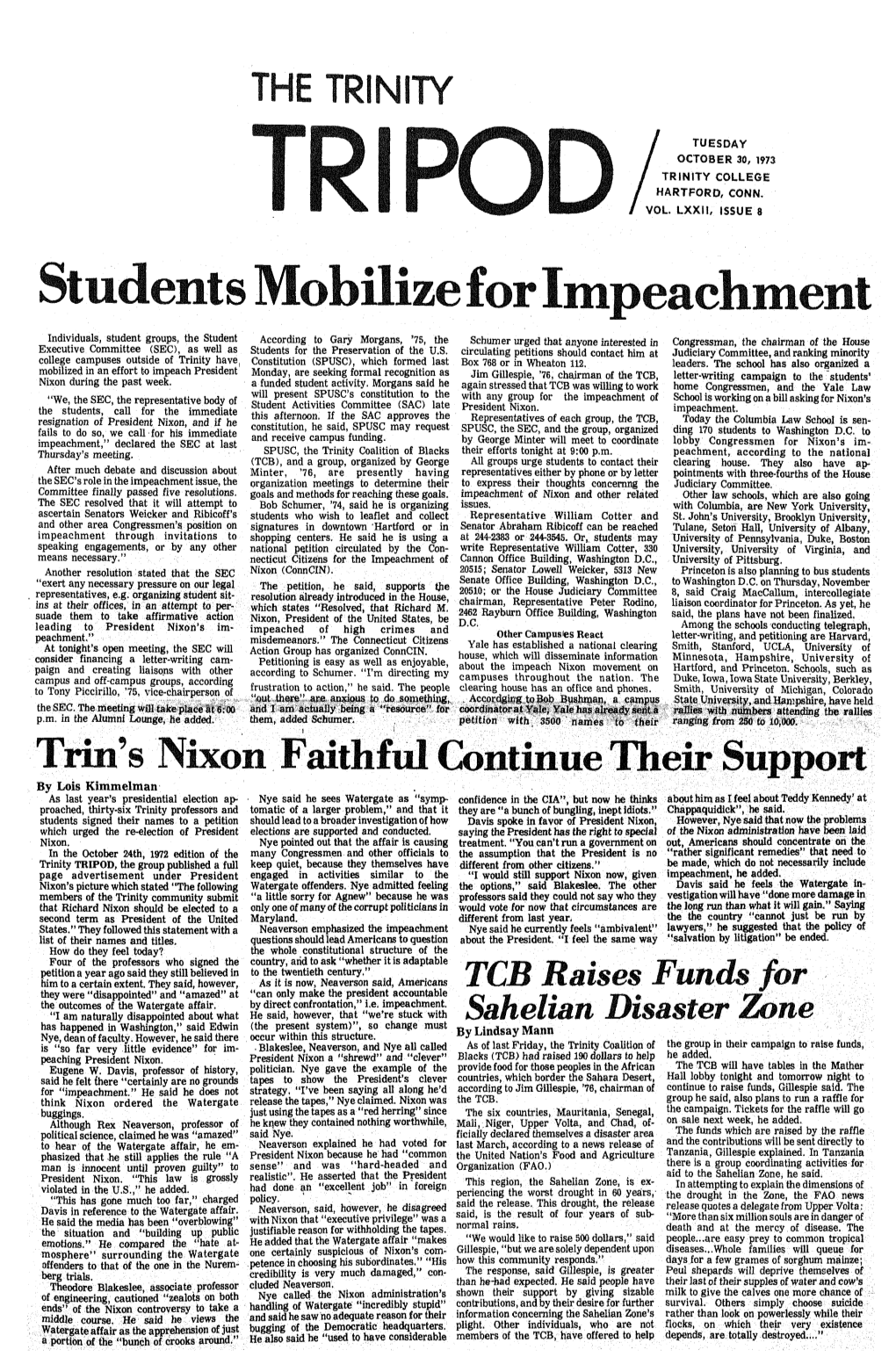 Students Mobilize for Impeachment