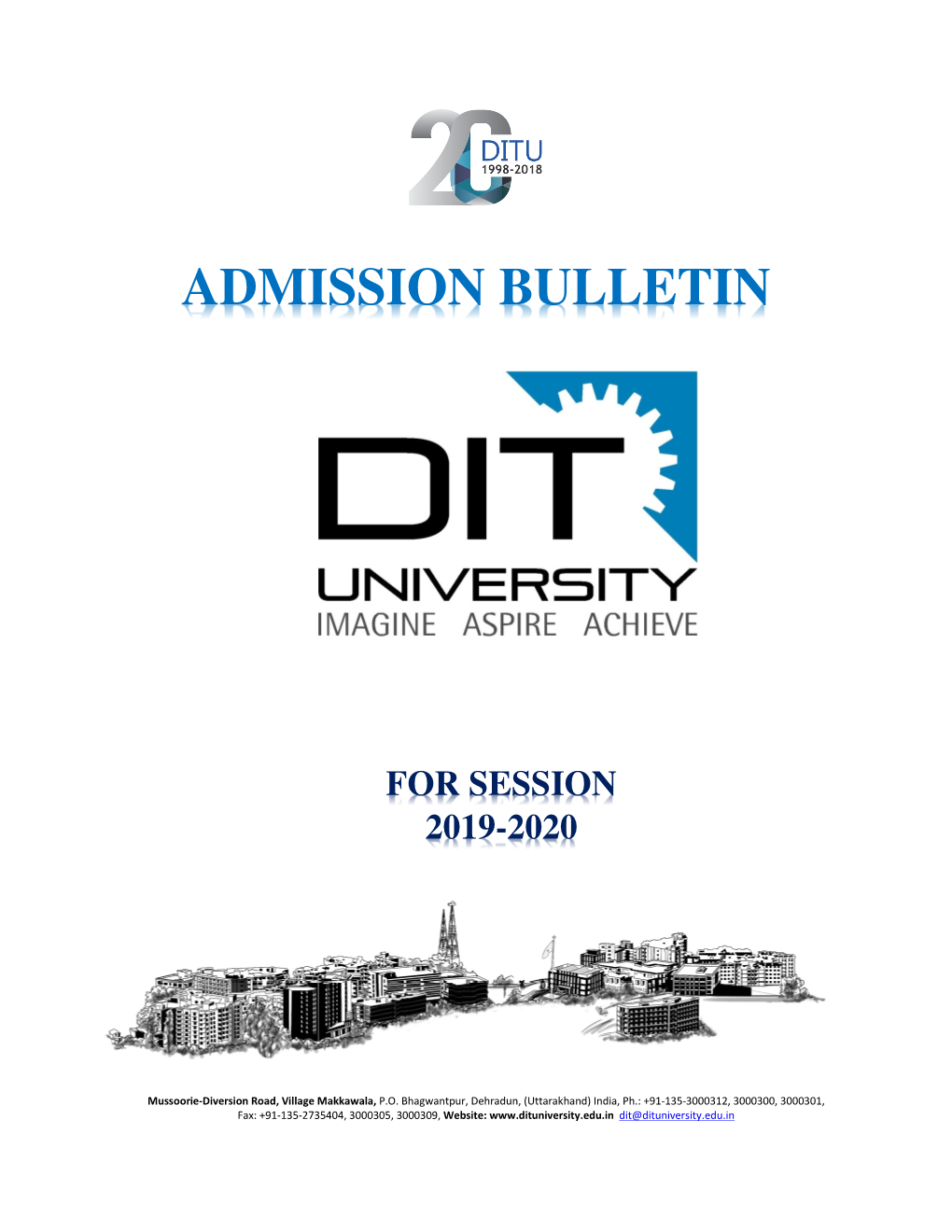 Admission Bulletin