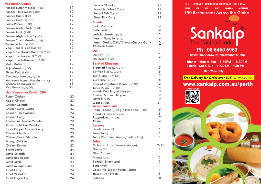 Takeaway Menu