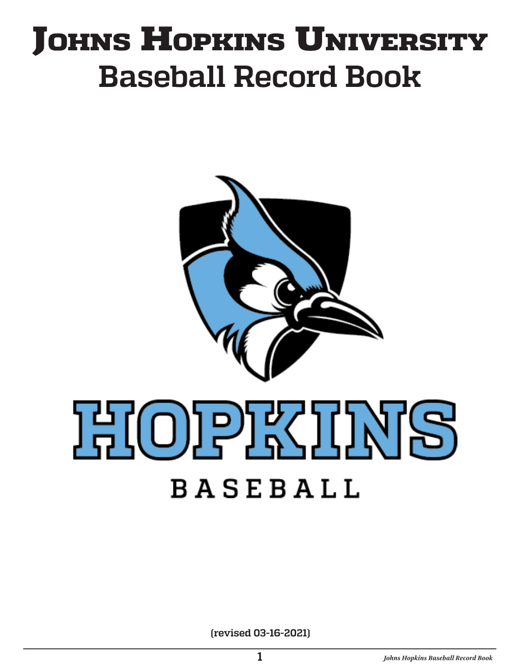 Baseball Record Book