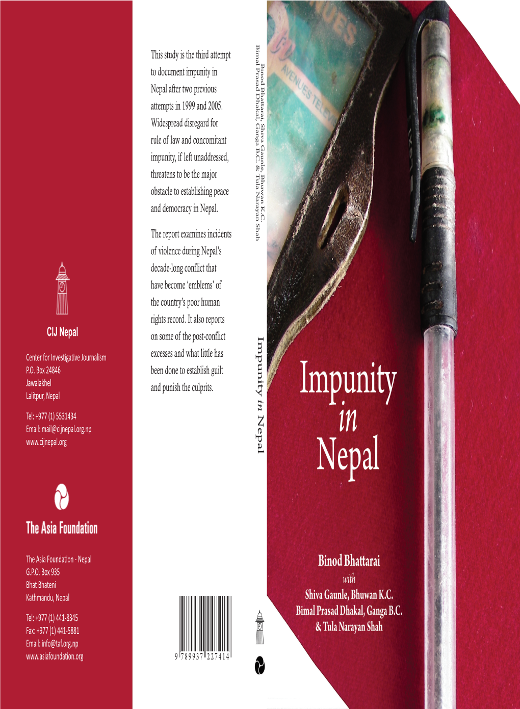 Impunity in Nepal After Two Previous Attempts in 1999 and 2005