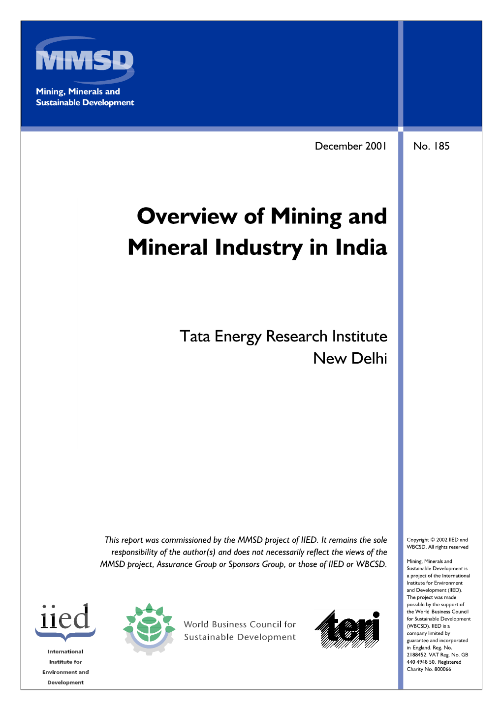 Overview of Mining and Mineral Industry in India