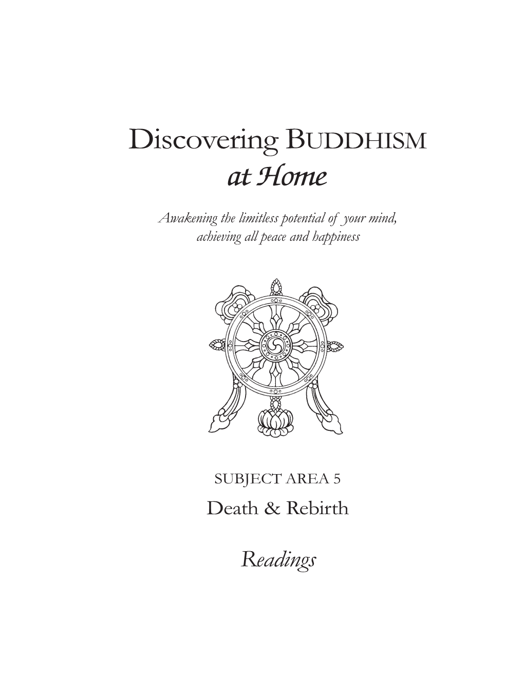 Discovering BUDDHISM at Home