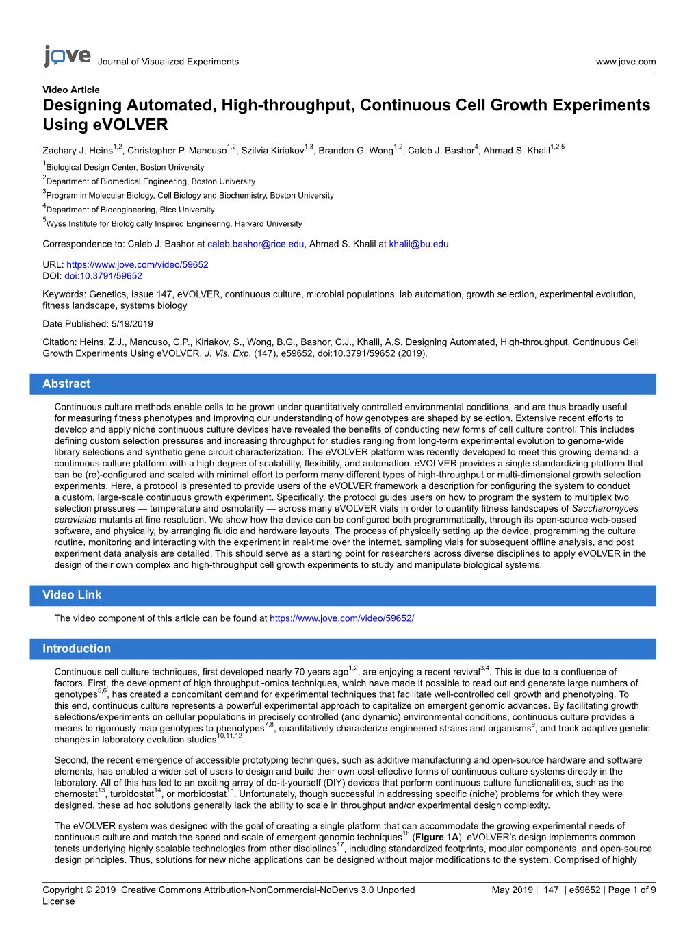 Designing Automated, High-Throughput, Continuous Cell Growth Experiments Using Evolver