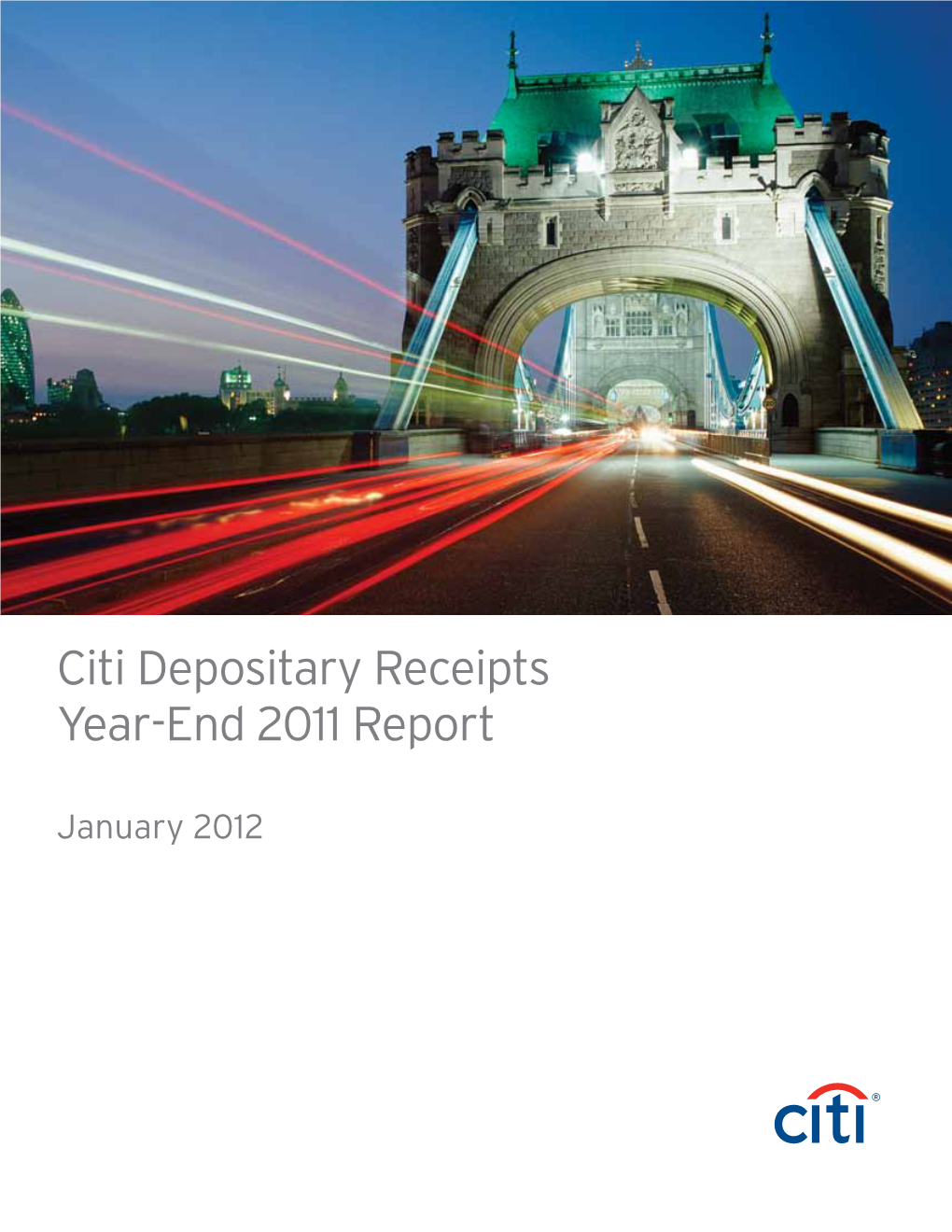 Citi Depositary Receipts Year-End 2011 Report