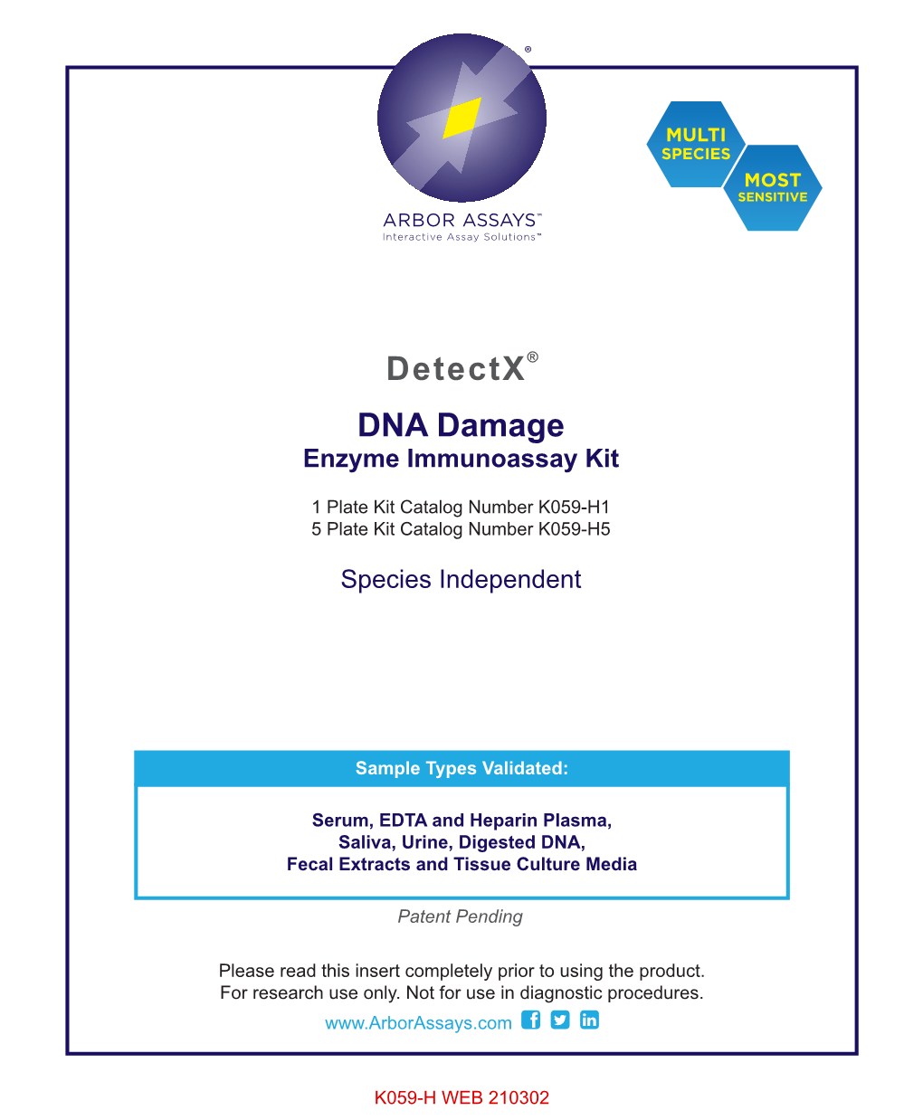 Detectx® DNA Damage Enzyme Immunoassay Kit