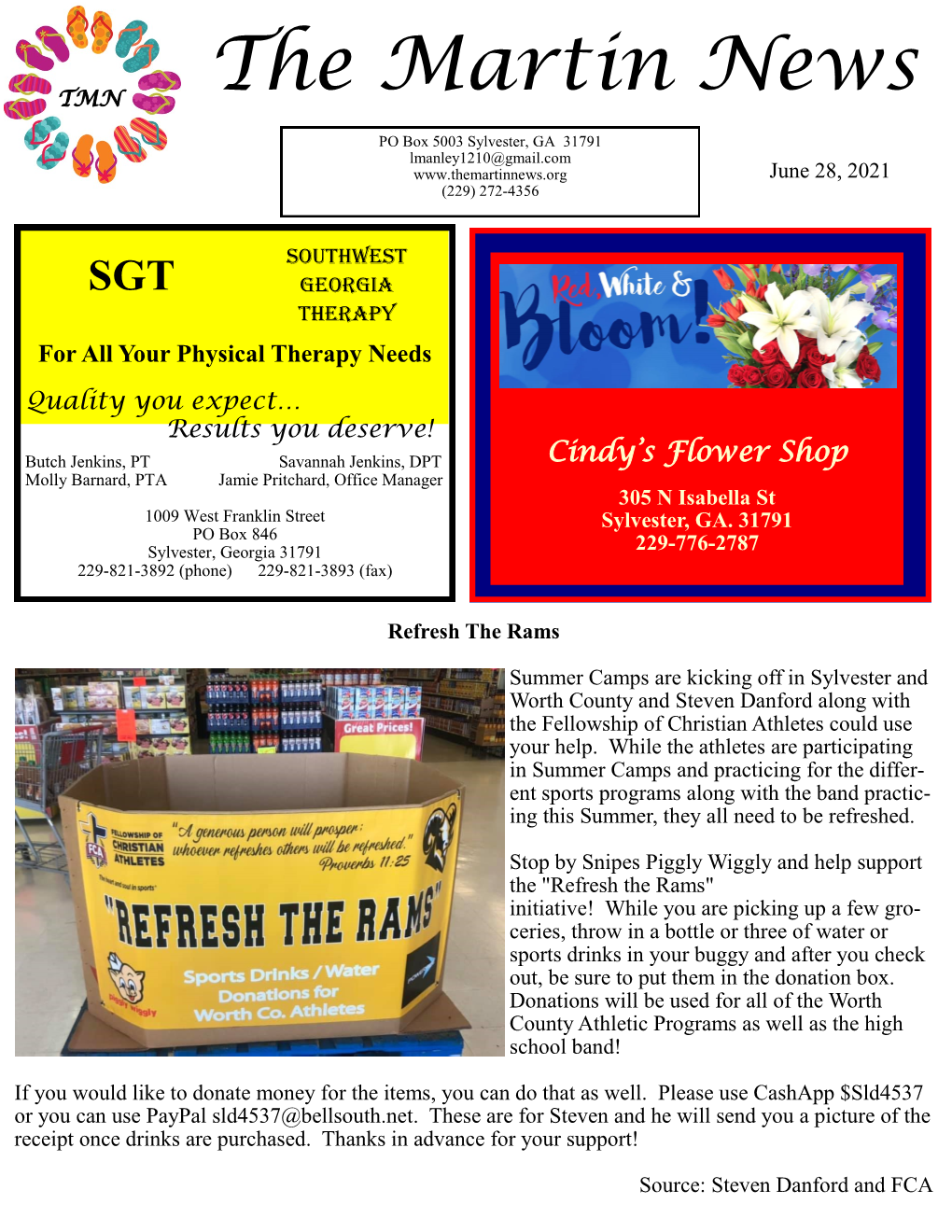 Newsletter 6-28-2021 (Pdf)