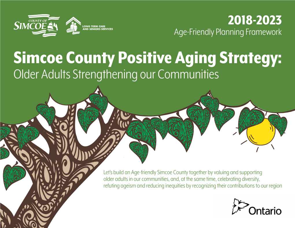 Simcoe County Positive Aging Strategy: Older Adults Strengthening Our Communities