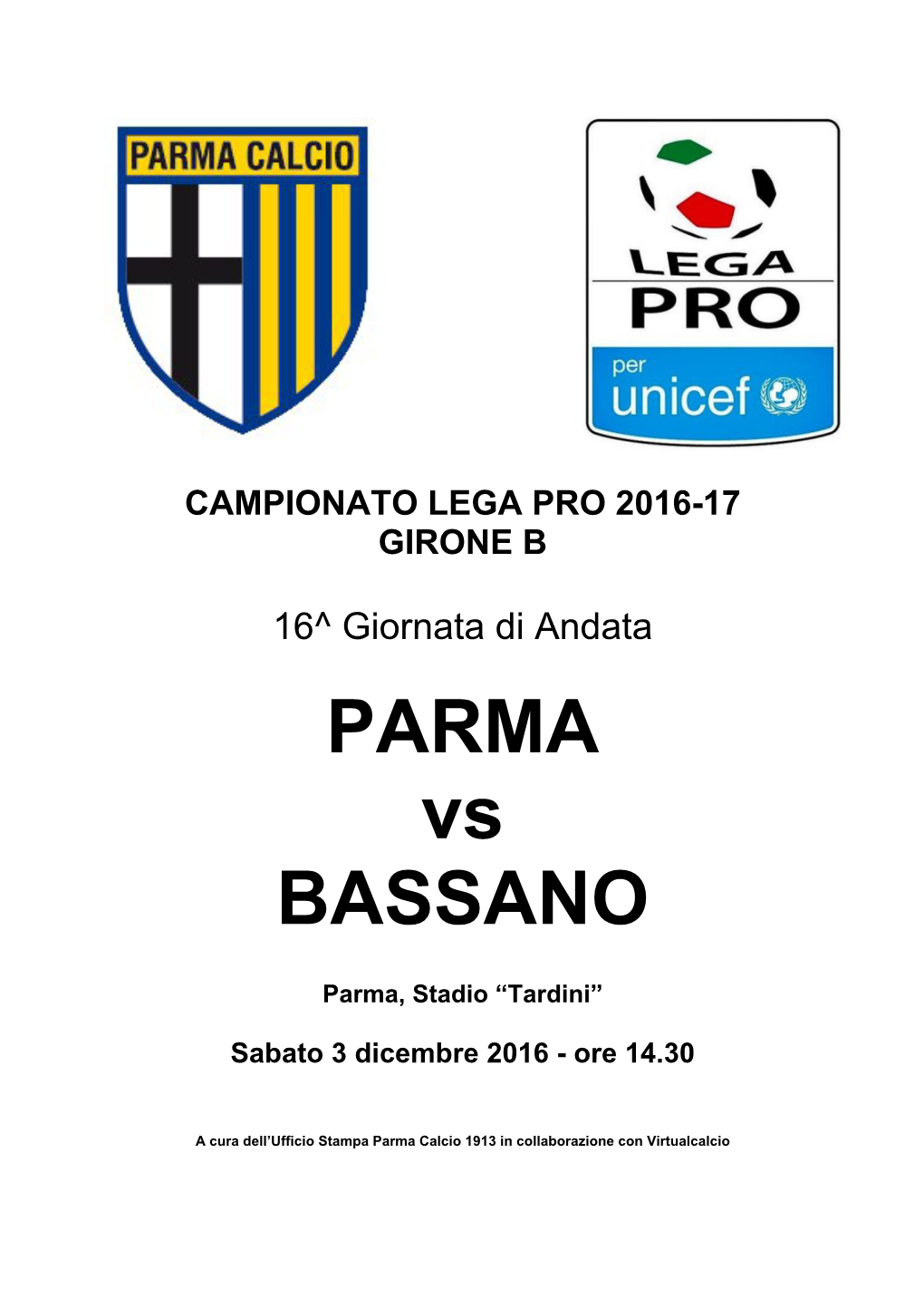 PARMA Vs BASSANO