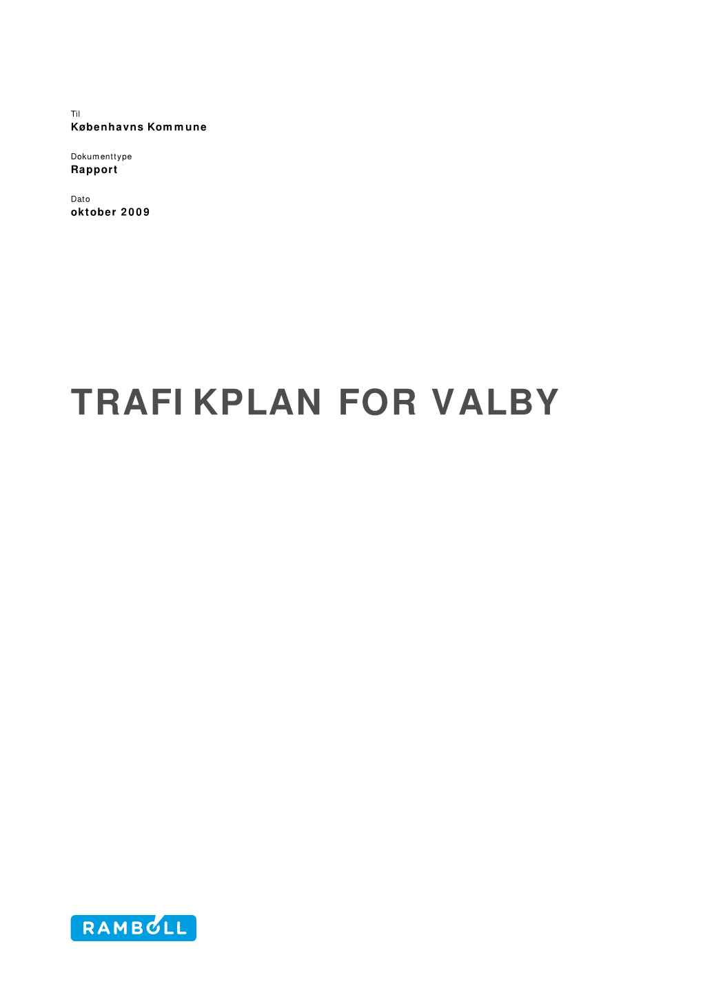 Trafi Kplan for Valby