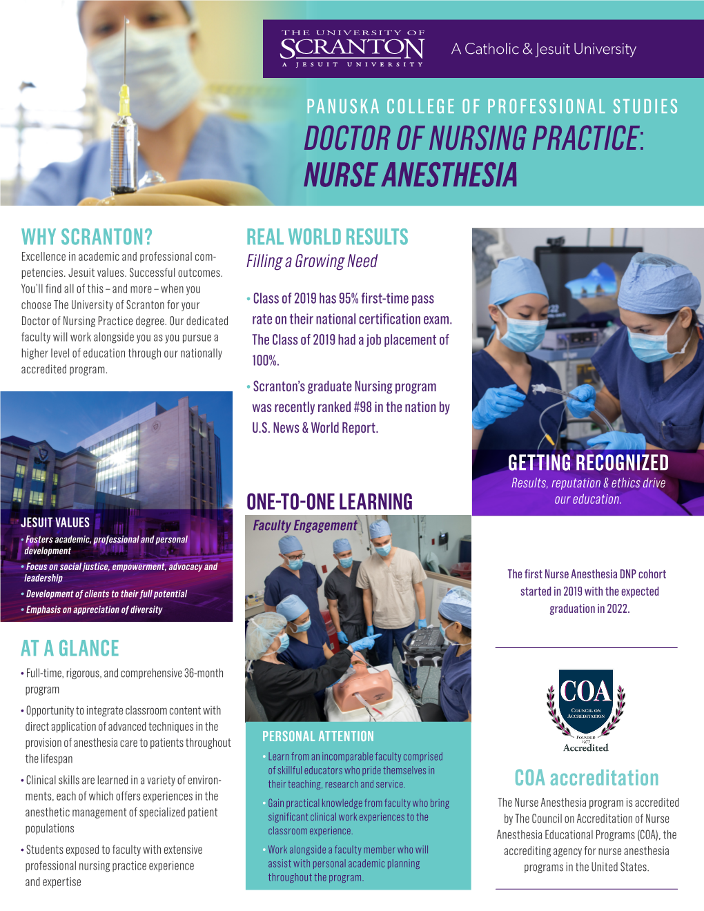 Doctor of Nursing Practice: Nurse Anesthesia