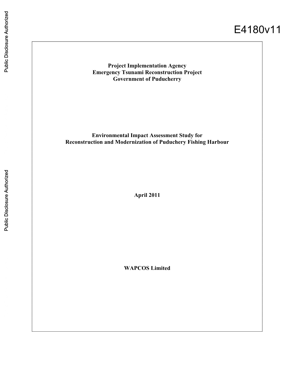 World Bank Document