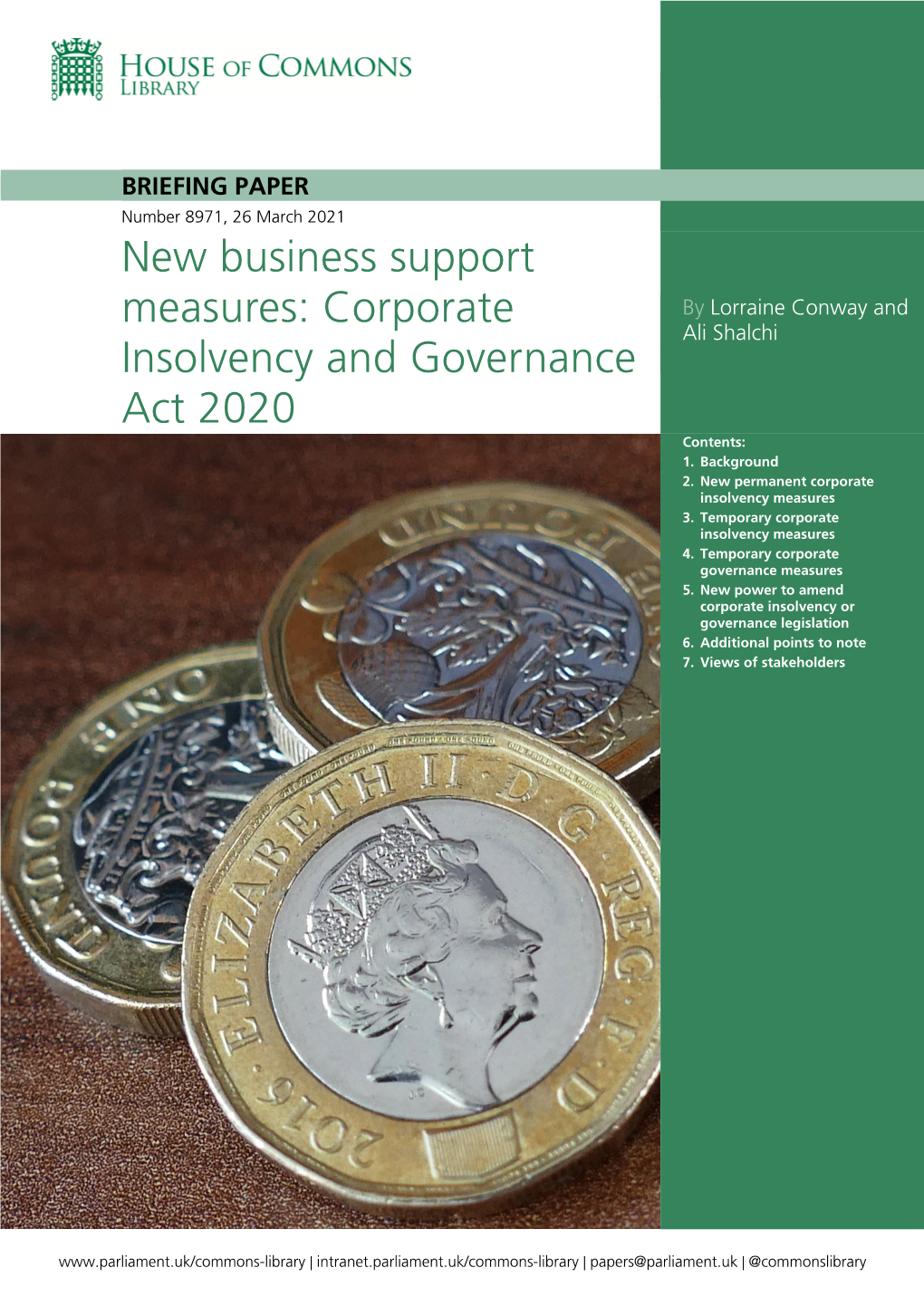 Corporate Insolvency and Governance Act 2020