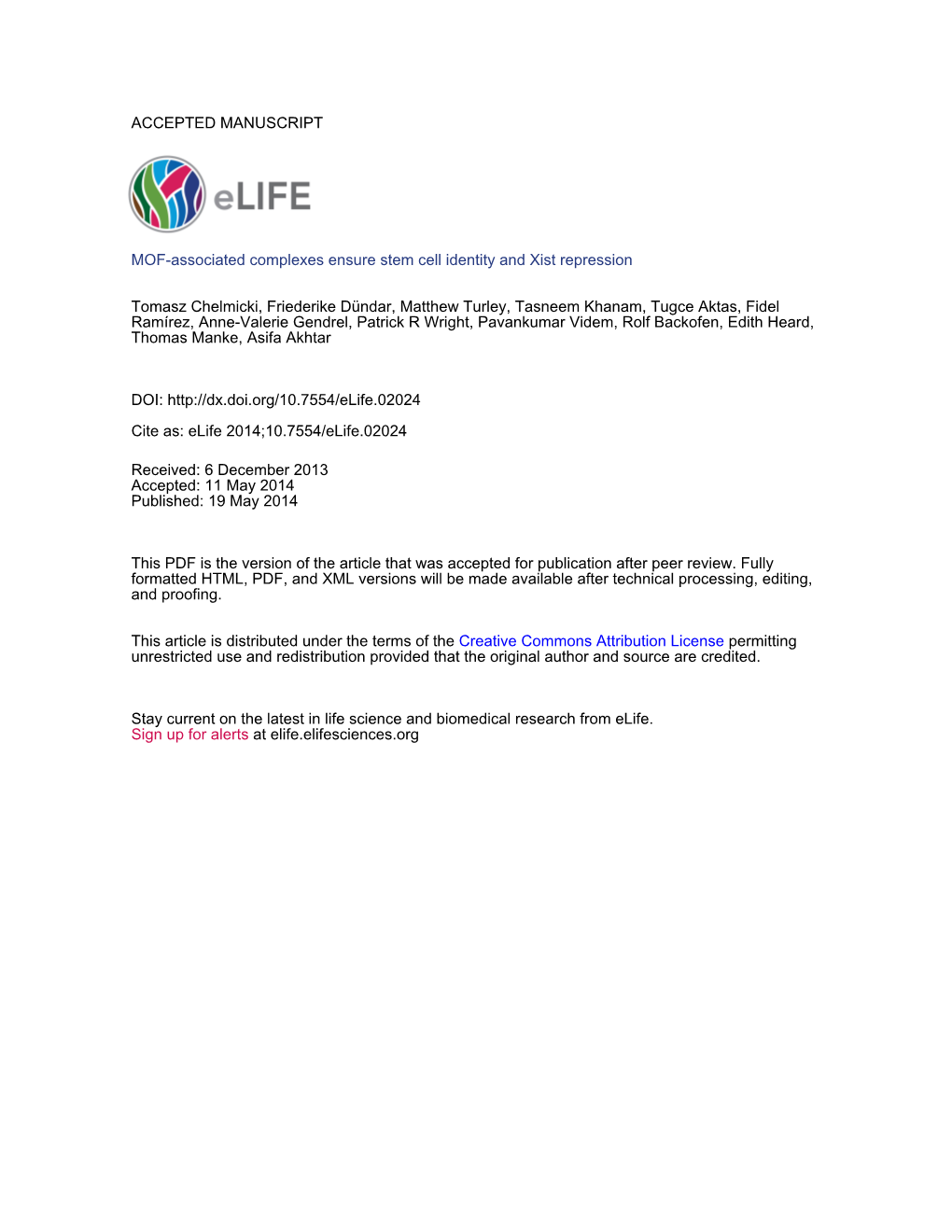 ACCEPTED MANUSCRIPT MOF-Associated