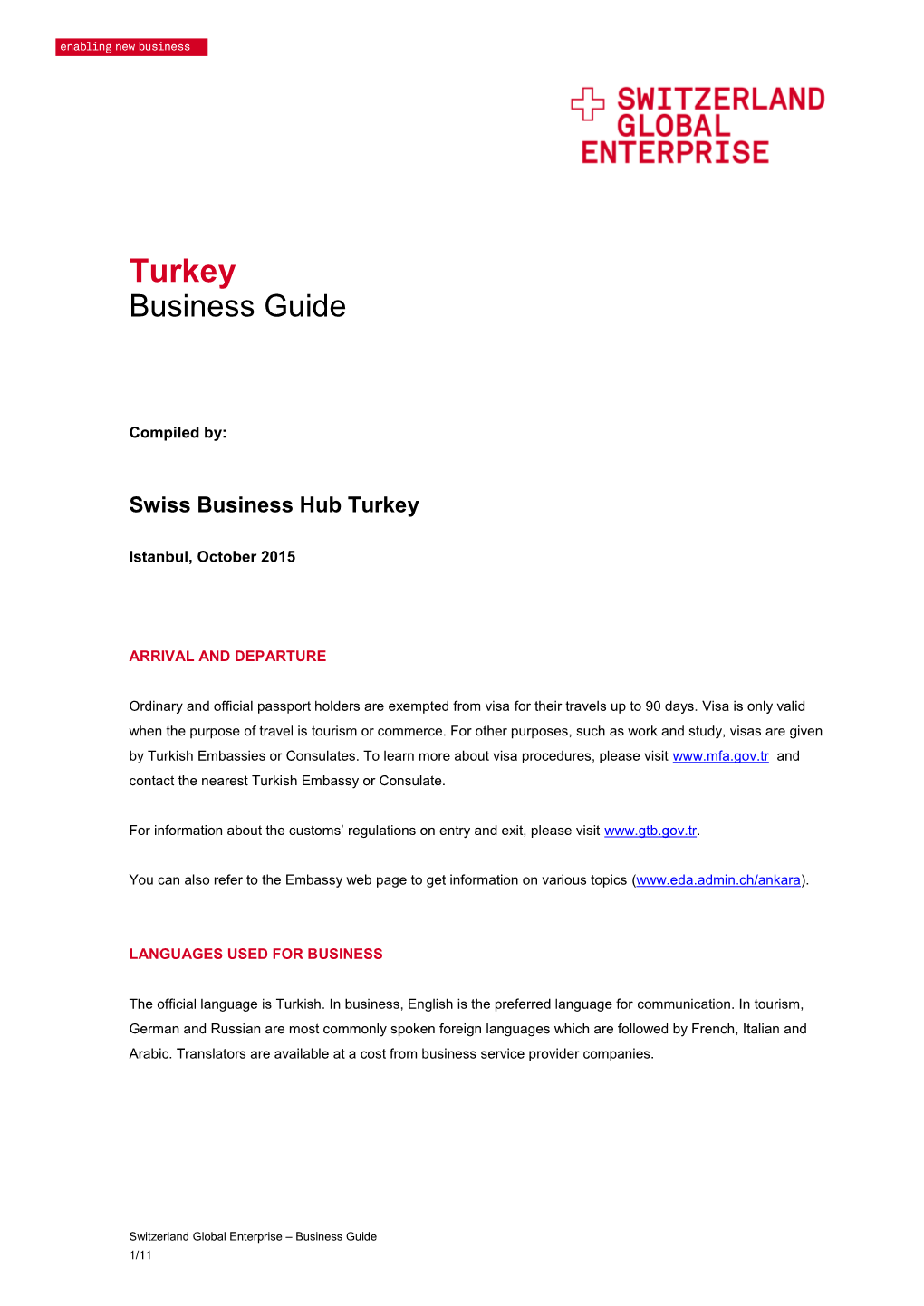 Turkey Business Guide