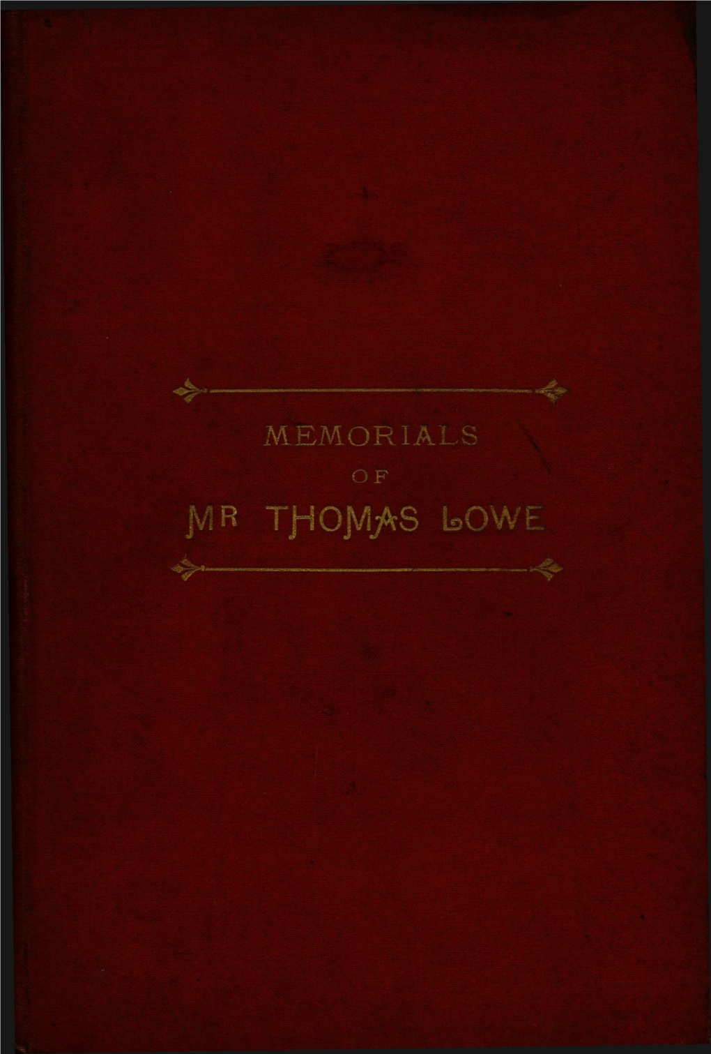 MEMORIALS Jvir Tjhojvijas Laowe