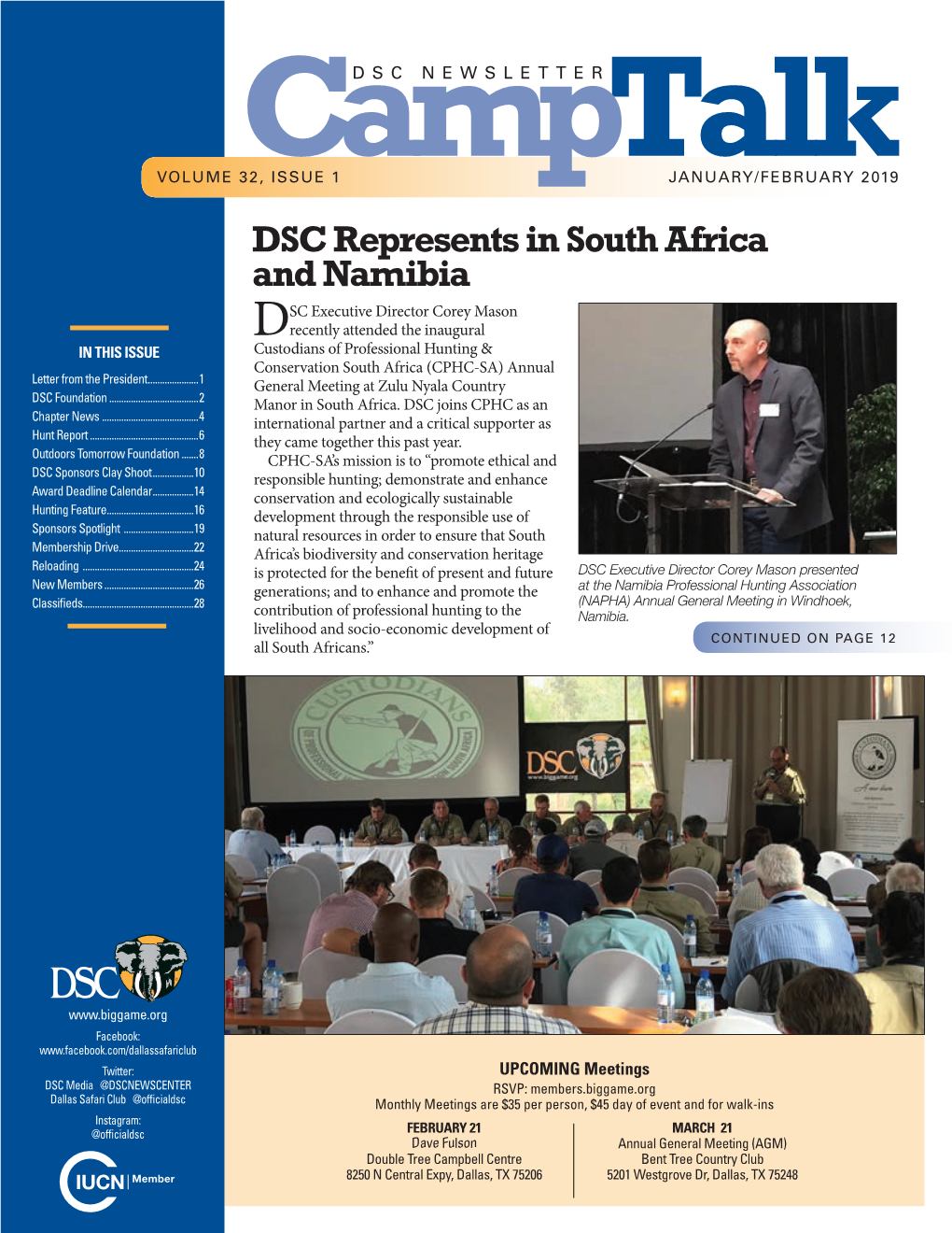 DSC Represents in South Africa and Namibia