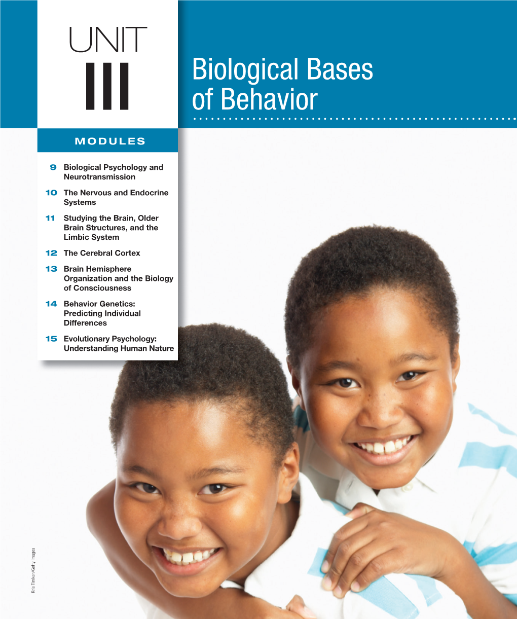 Biological Bases of Behavior