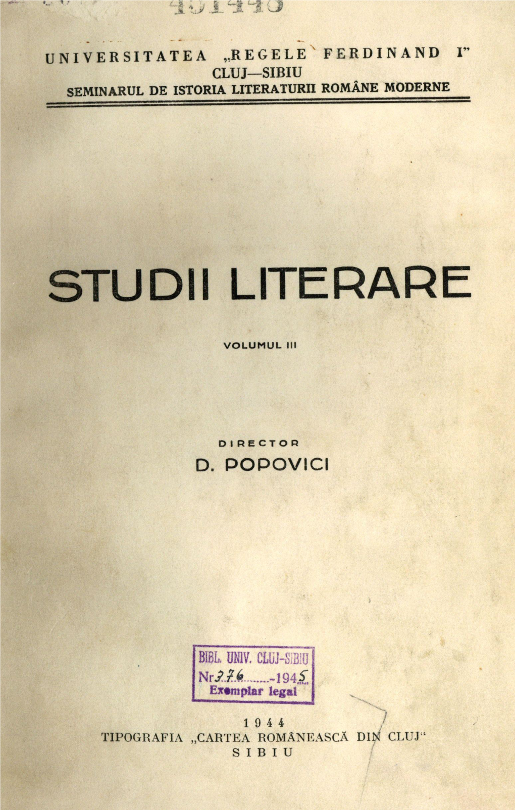 Studii Literare