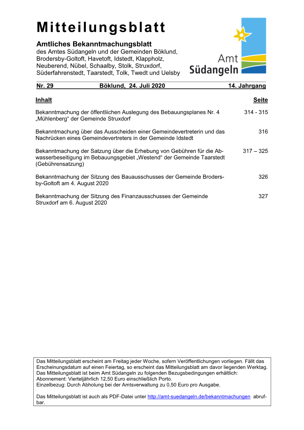 Mitteilungsblatt