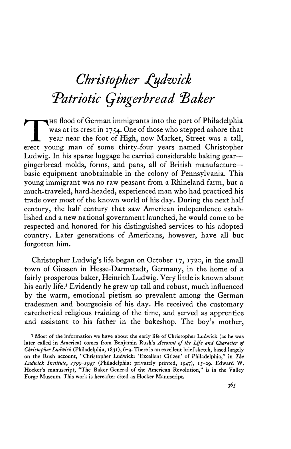 Christopher J^Udwick 'Patriotic Qingerbread 'Baker