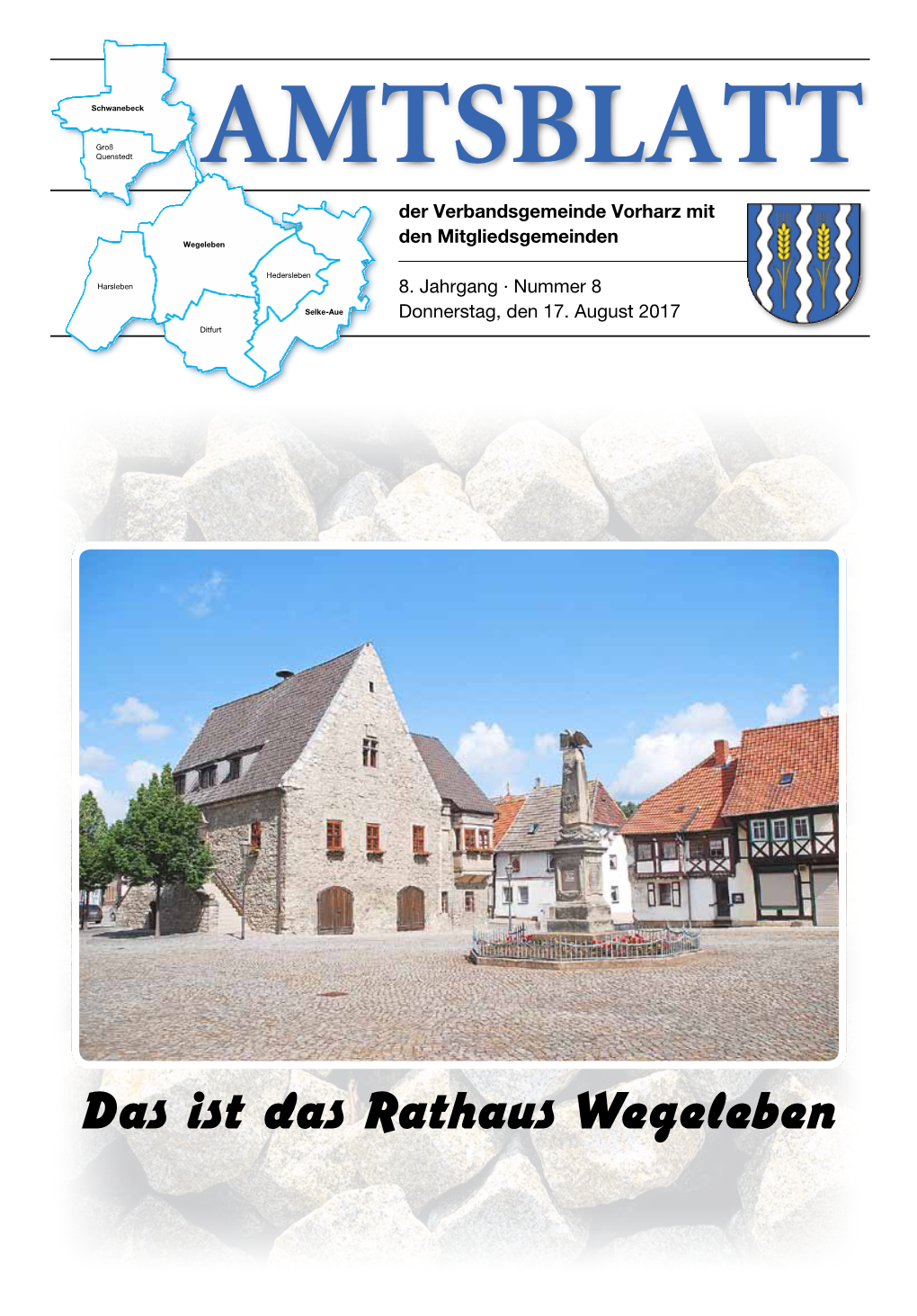 Das Ist Das Rathaus Wegeleben P1 Verbandsgemeinde Vorharz 2 | Nr