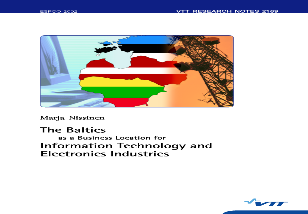 The Baltics Information Technology and Electronics Industries