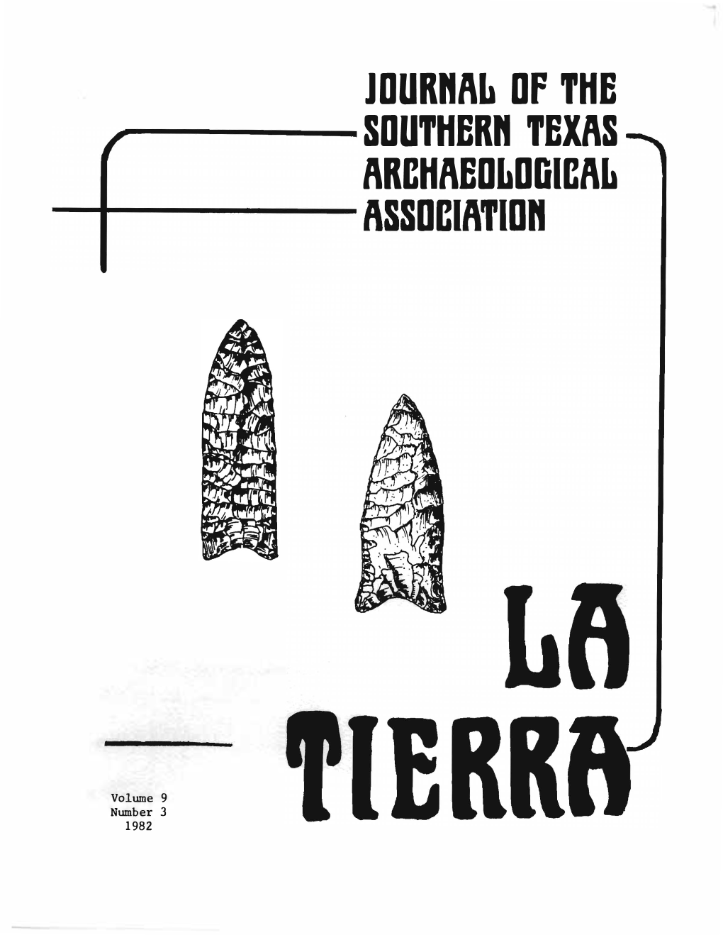 Southern TEXAS ARCHAEOLOGICAL