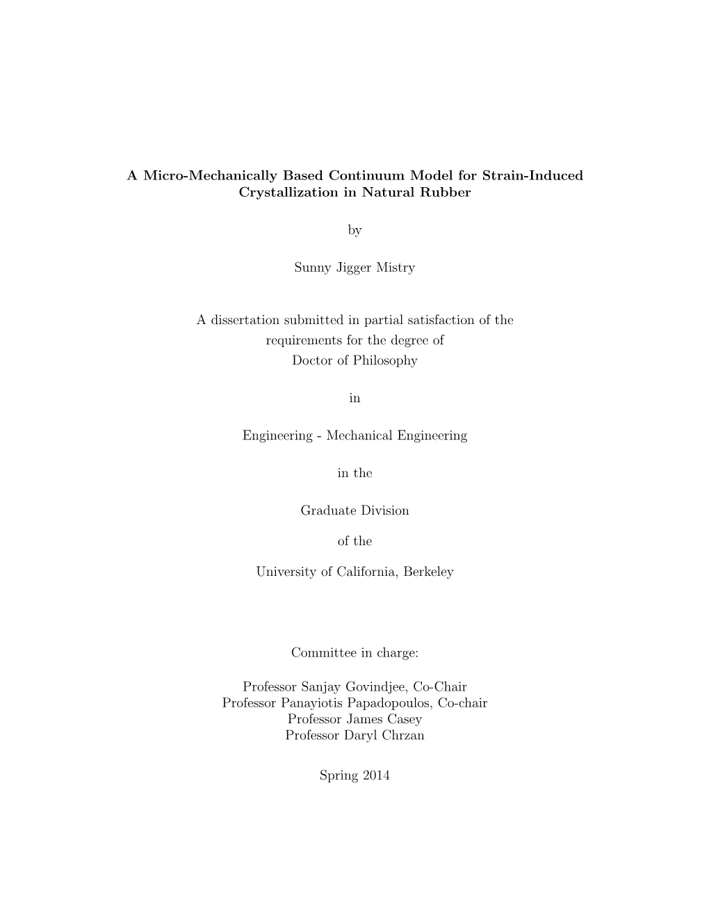 A Micro-Mechanically Based Continuum Model for Strain-Induced Crystallization in Natural Rubber