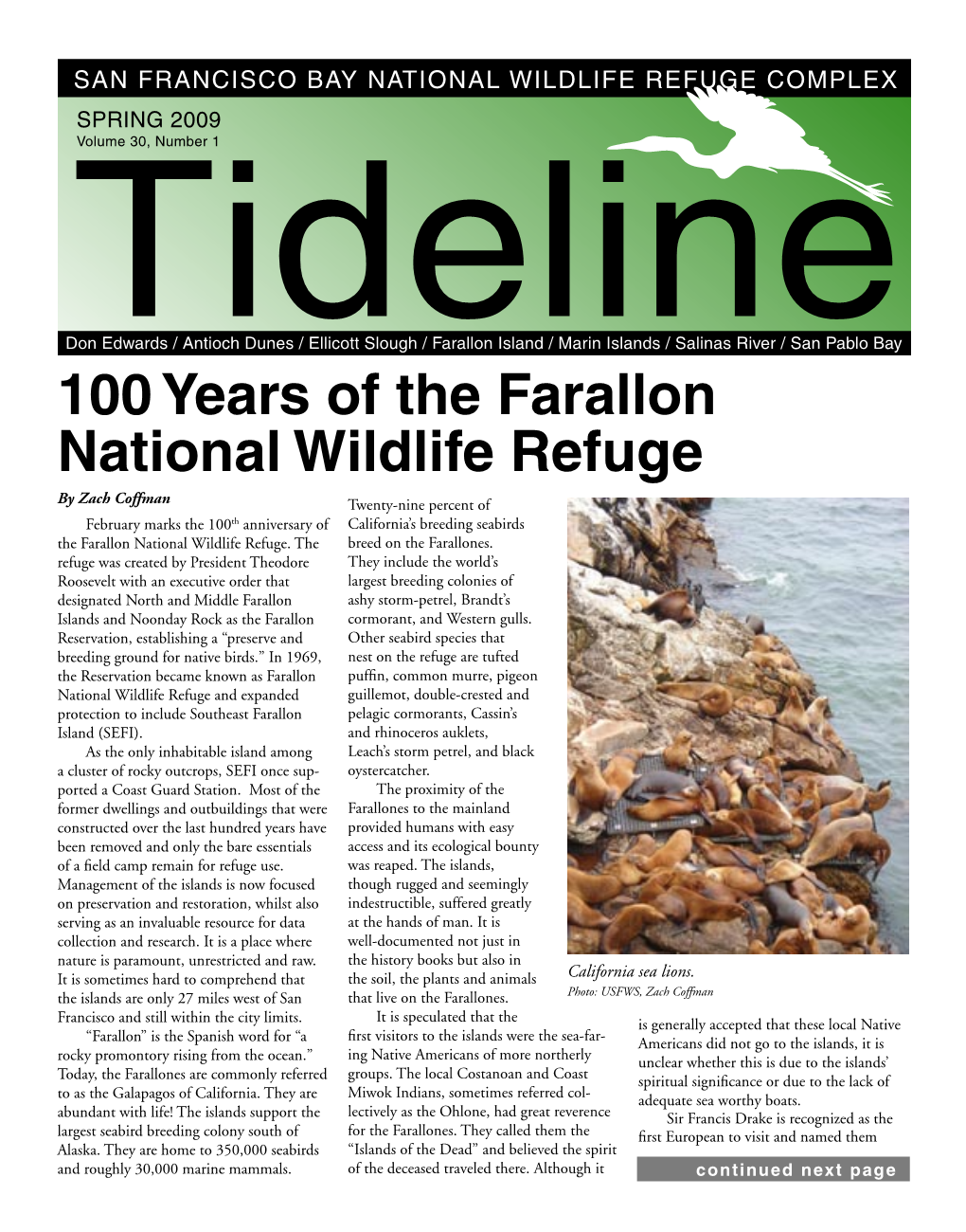 Farallon NWR 100Th Anniversary