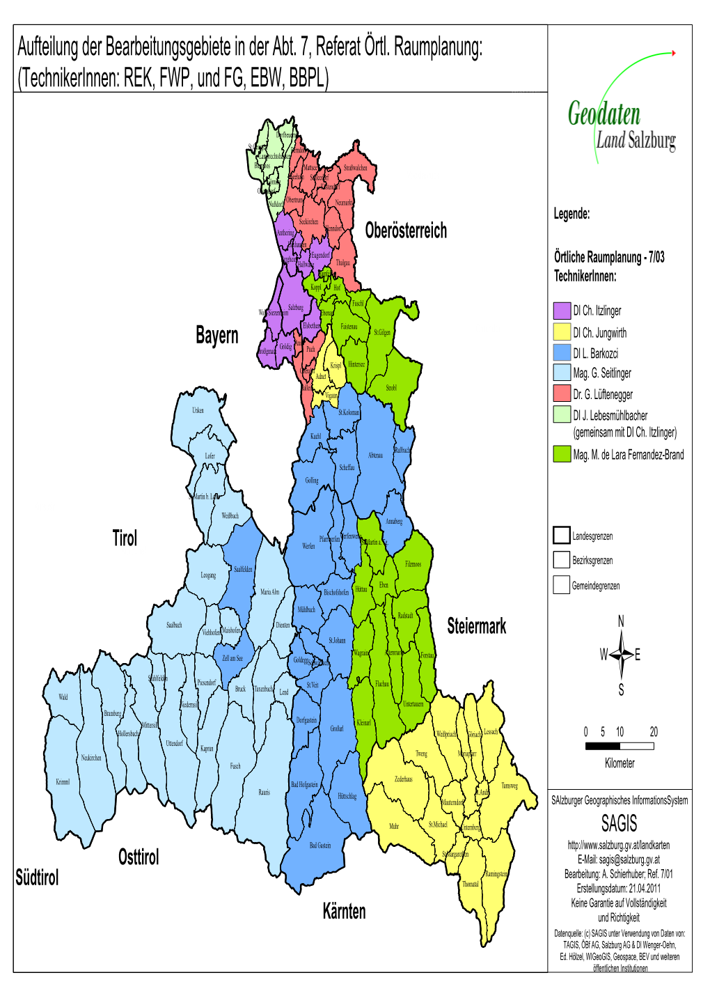 Technikerinnen: REK, FWP, Und FG, EBW, BBPL) Wels-Land