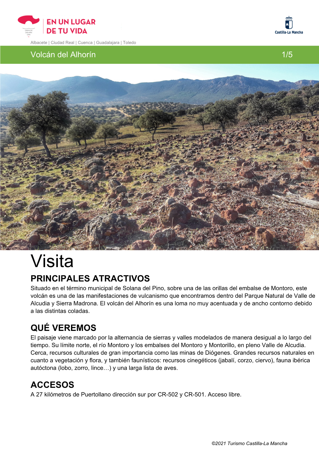 Descargar Guía De Viaje Volcán Del Alhorín