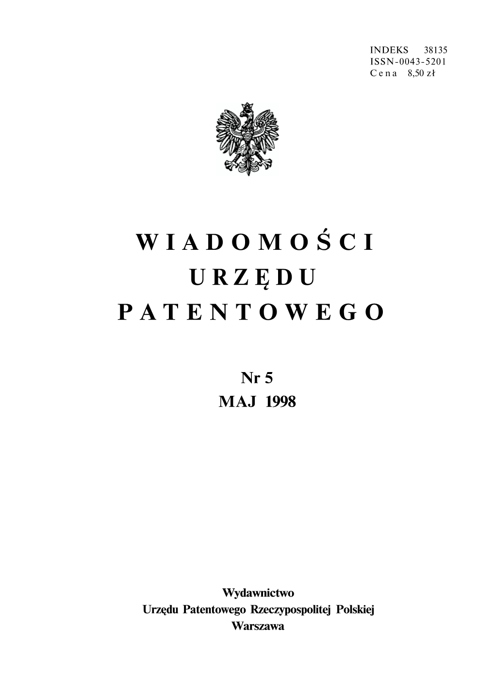 Wiadomości Urzędu Patentowego