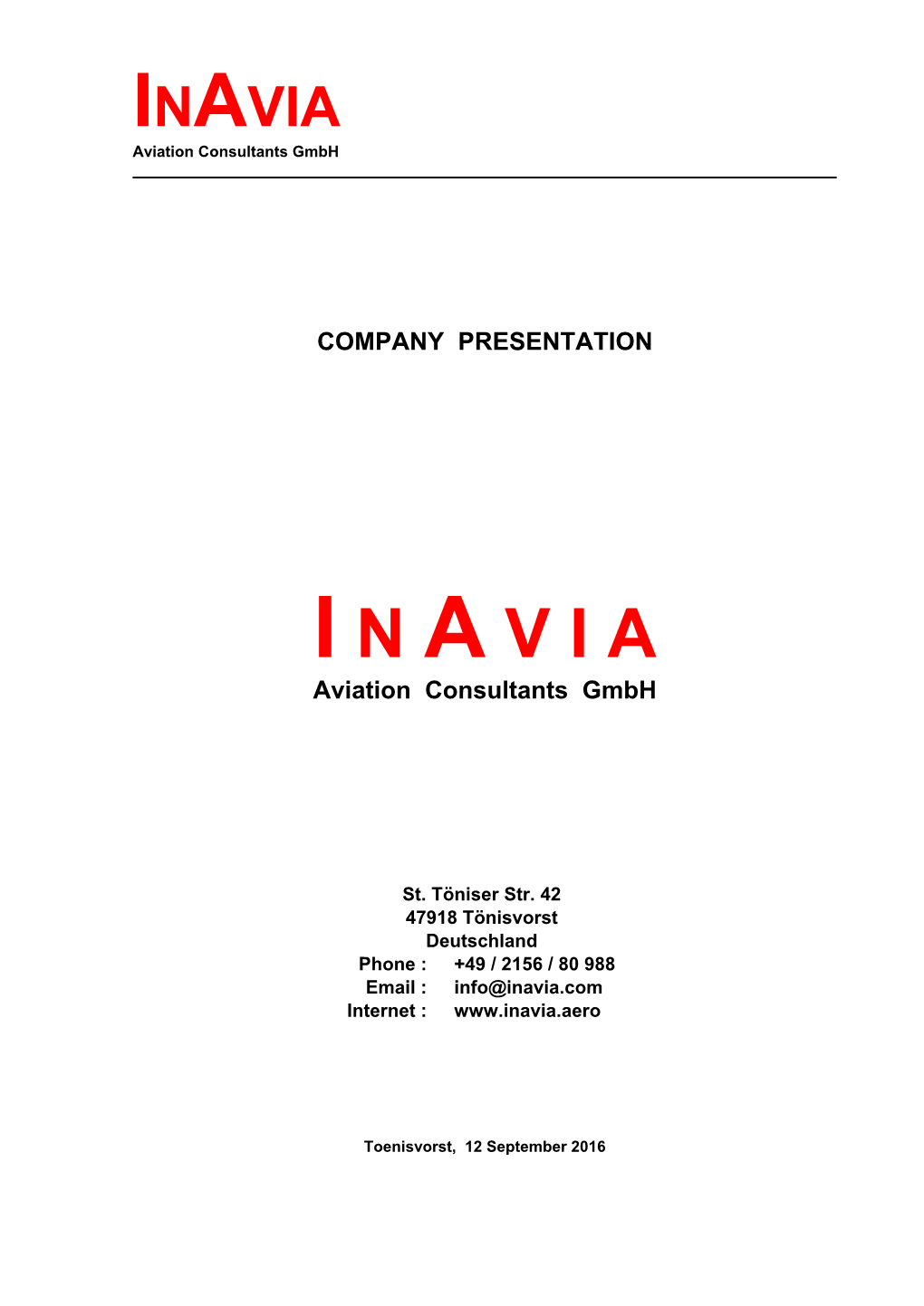 Company Presentation