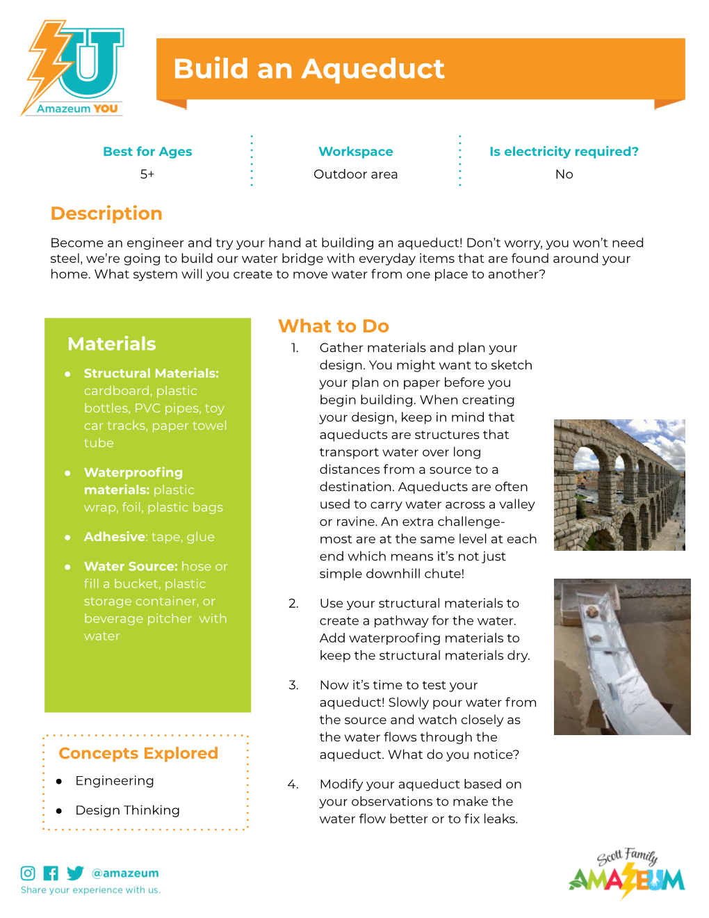 Build an Aqueduct Activity Guide