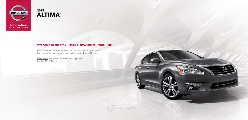 Altima® Digital Brochure