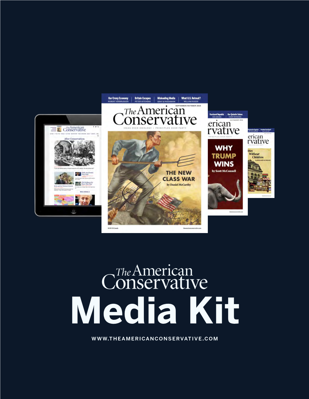 Media Kit “Totally Heterodox and Orthogonal to Our Normal Political Divisions