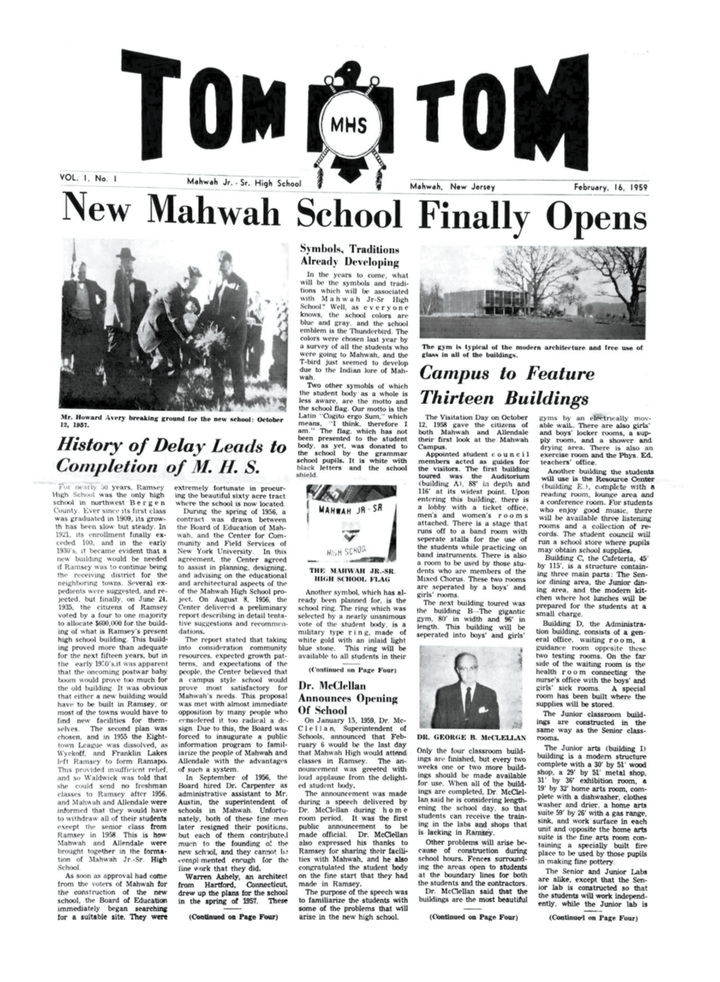 Mahwah High School January 2019.Pdf