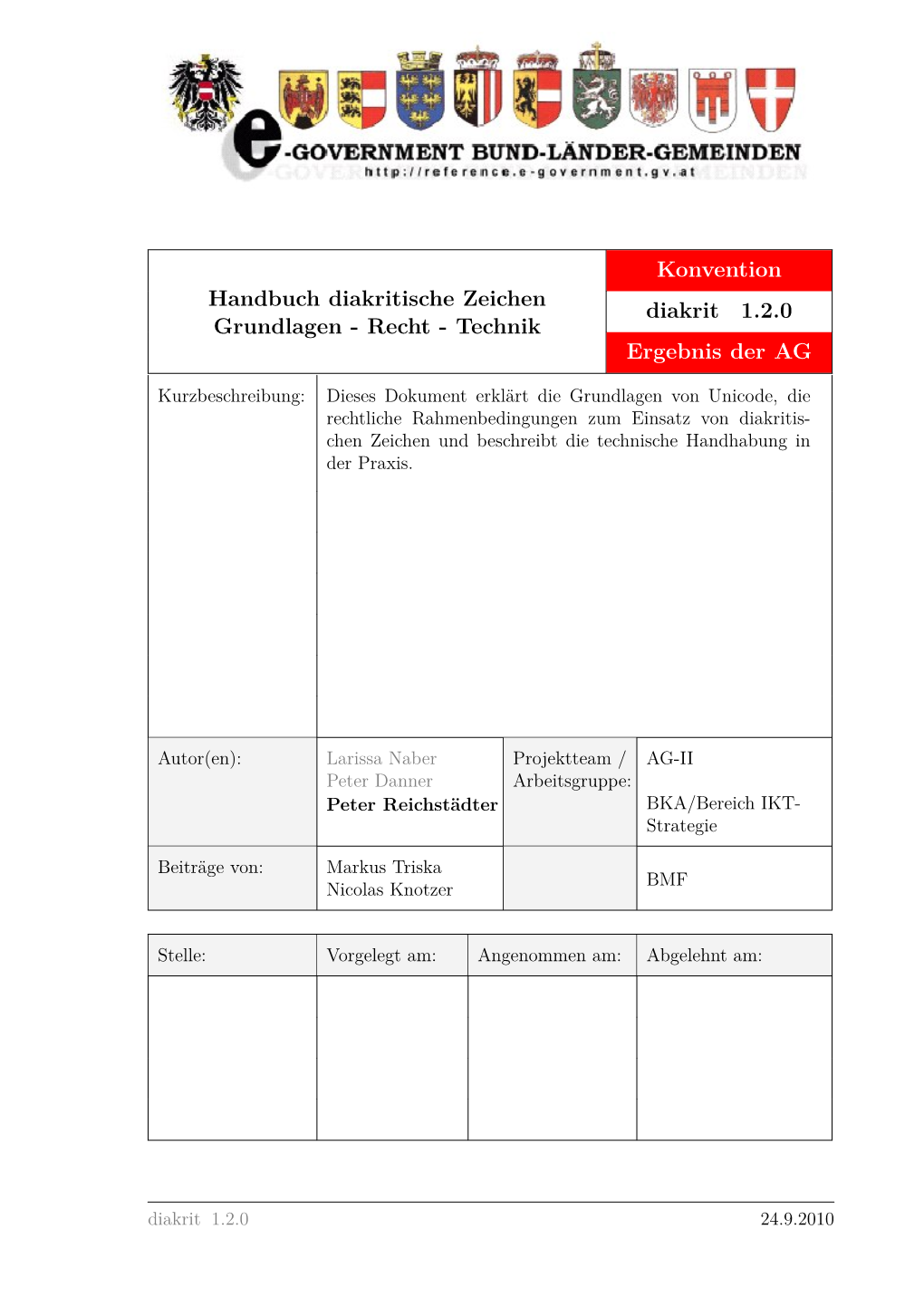 Handbuch Diakritische Zeichen Grundlagen