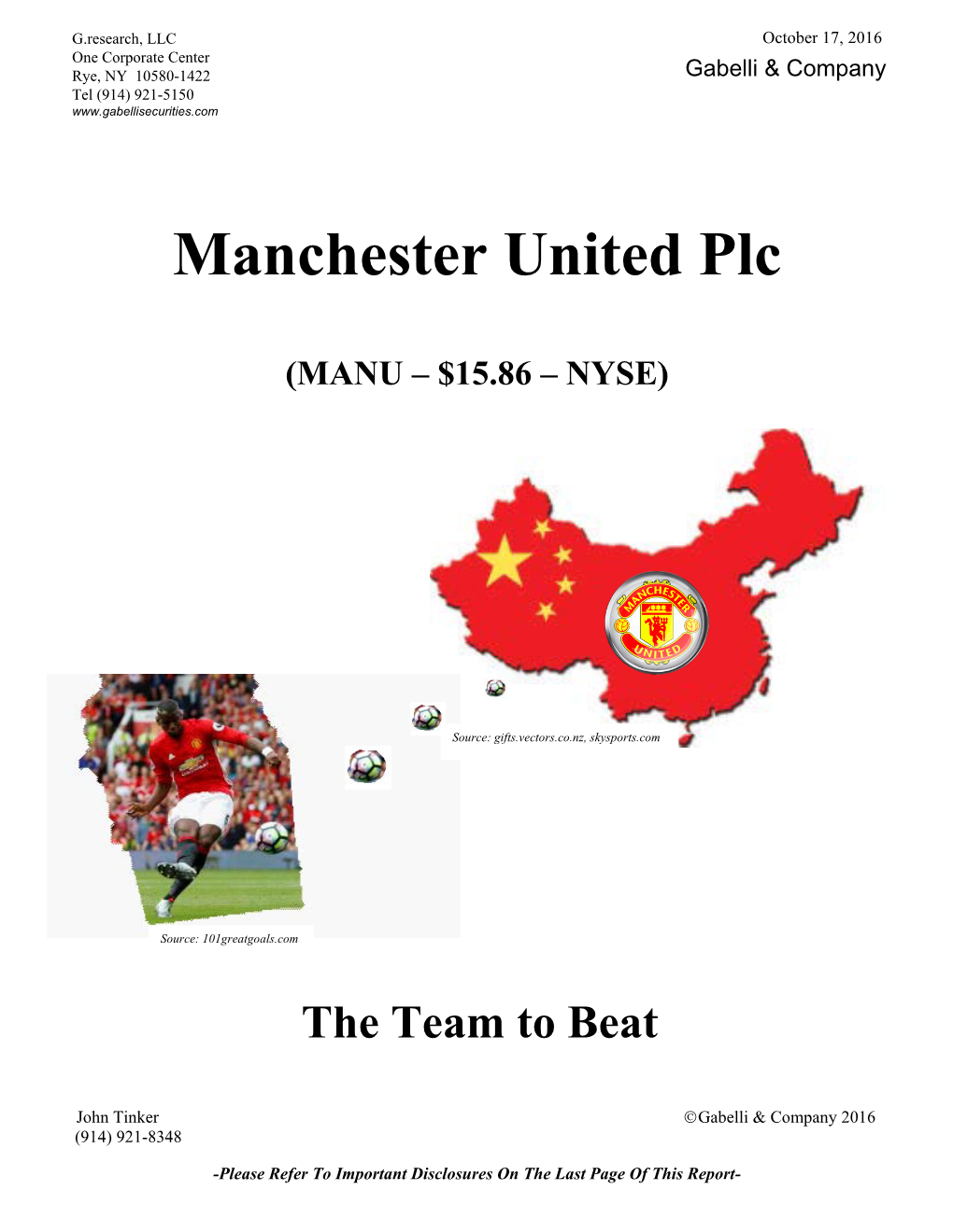 Manchester United Plc