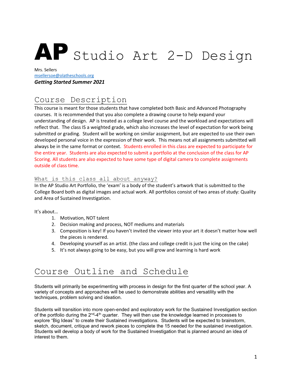 Apstudio Art 2-D Design