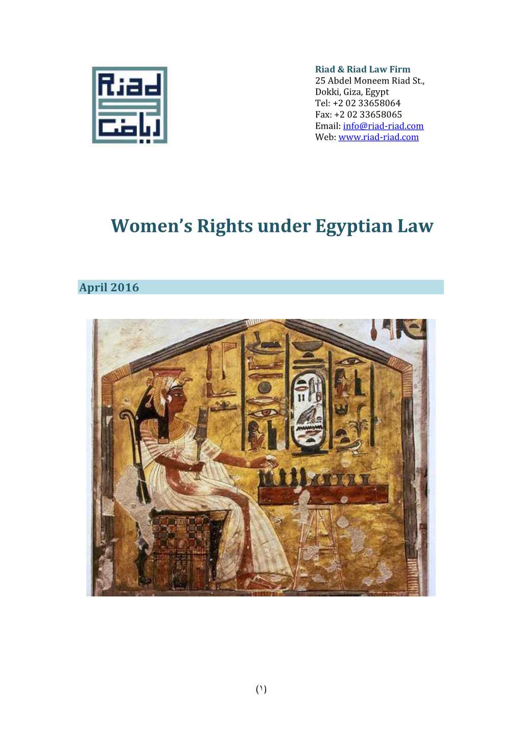 Women's Rights Under Egyptian