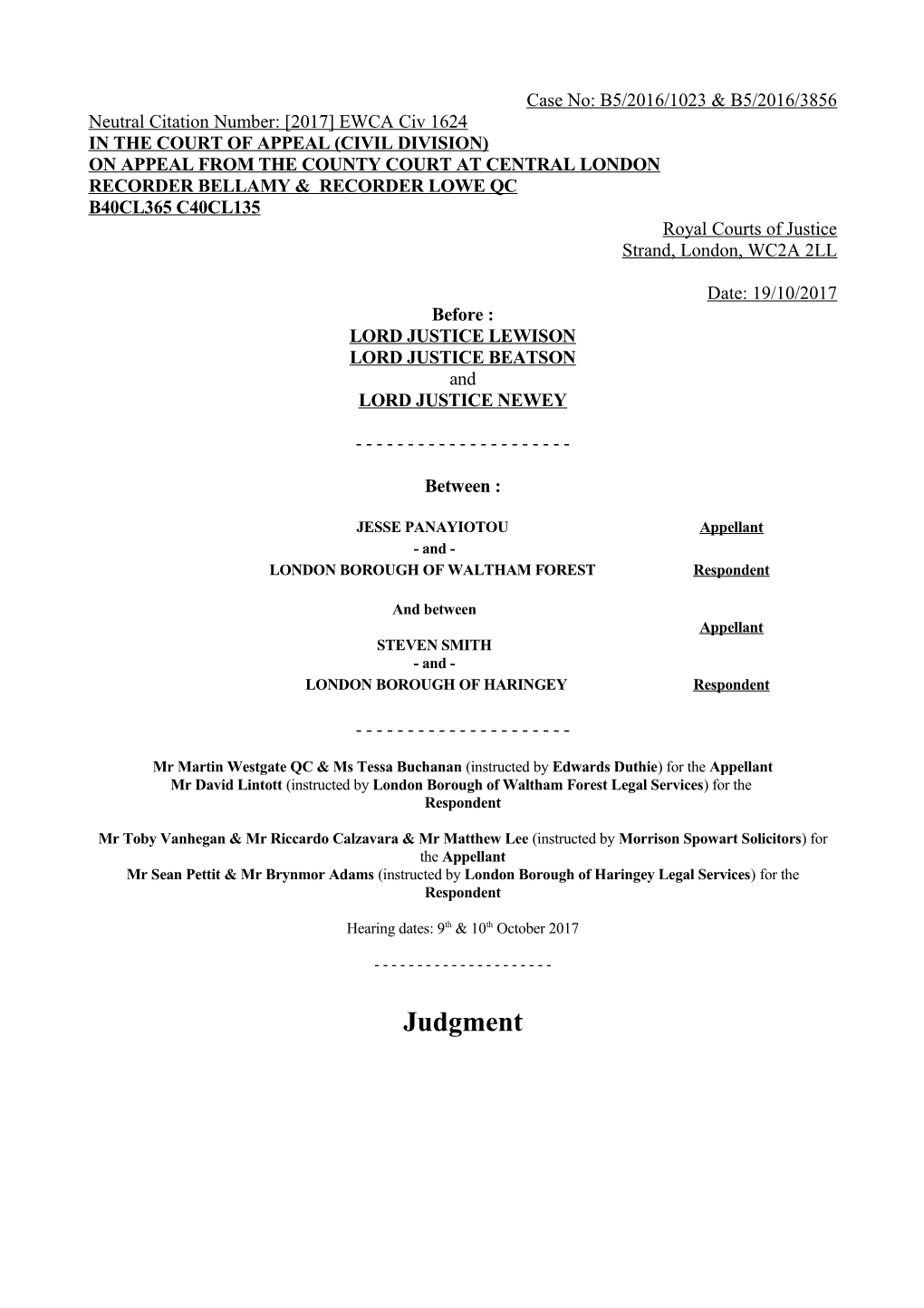 Court of Appeal Judgment Template s5