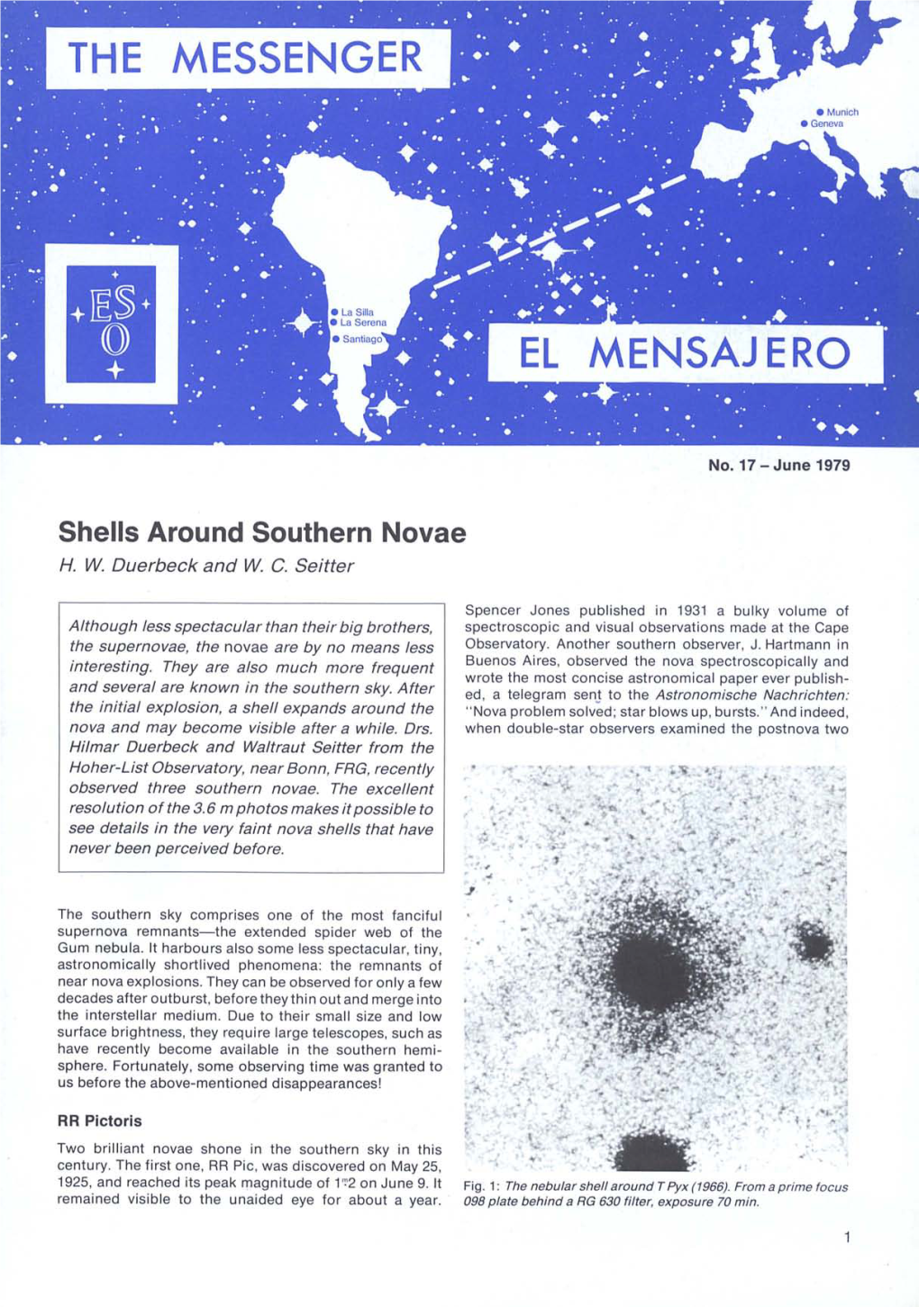 Shells Around Southern Novae H