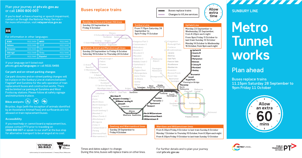 Metro Tunnel Works