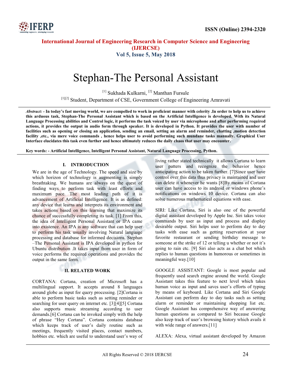 Stephan-The Personal Assistant