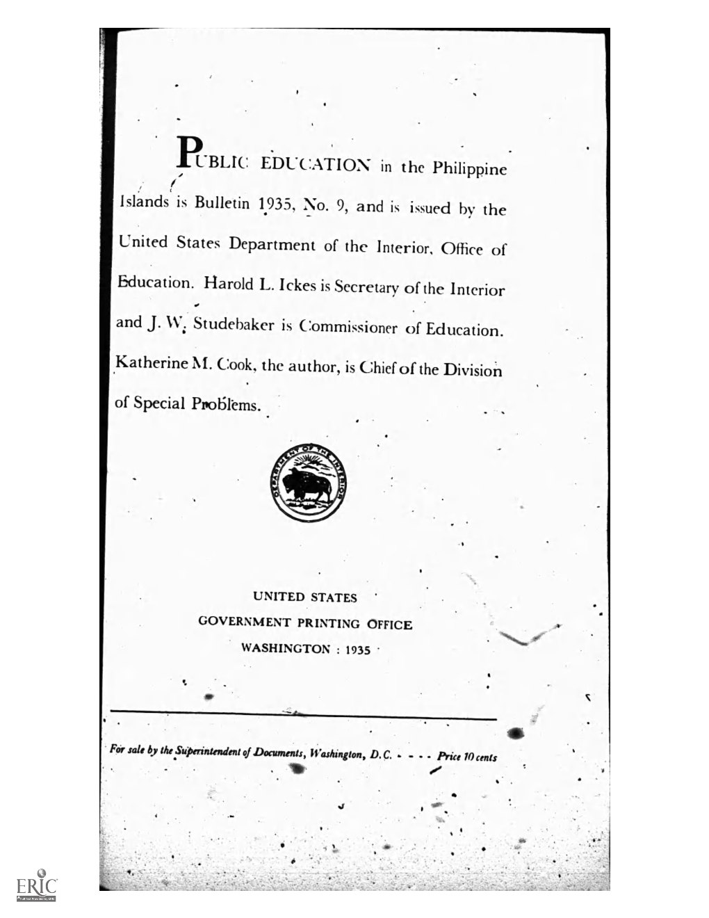 RBLIC EDUCATION in the Philippine