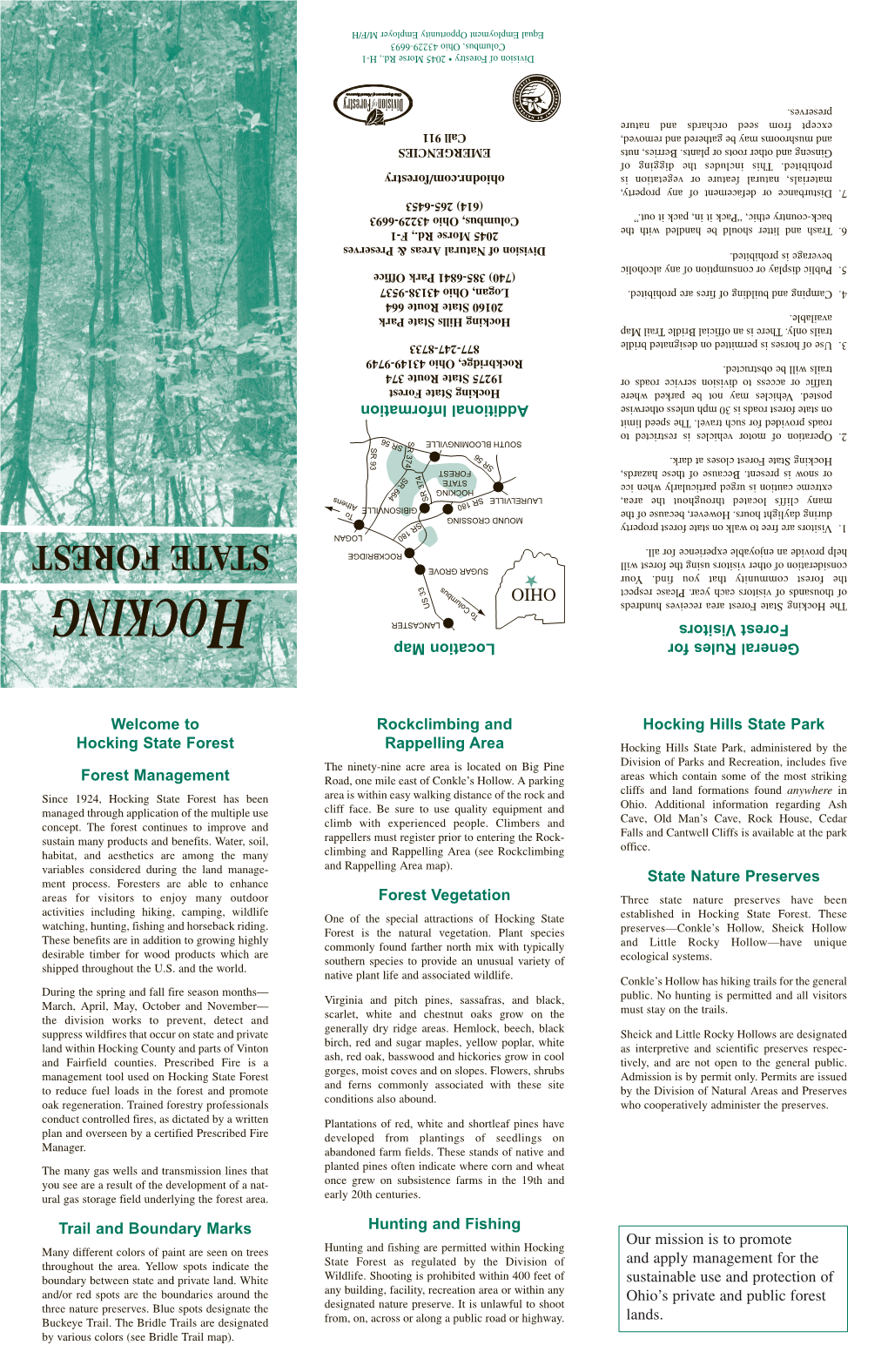 State Forest As Regulated by the Division of Division the by Regulated As Forest State