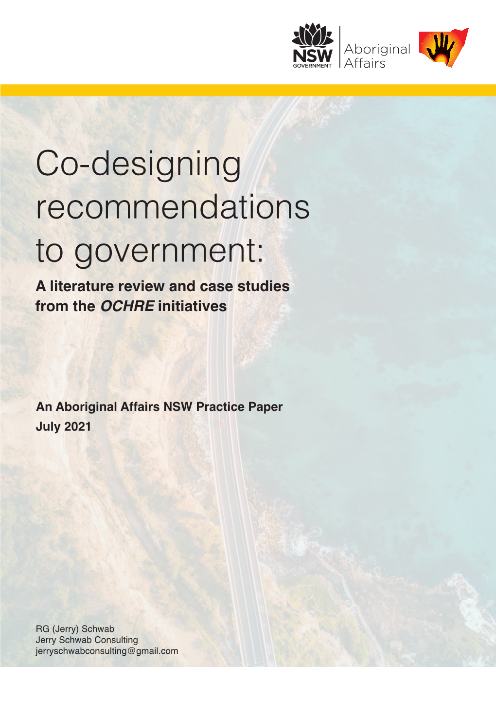 Co-Designing Recommendations to Government: a Literature Review and Case Studies from the OCHRE Initiatives